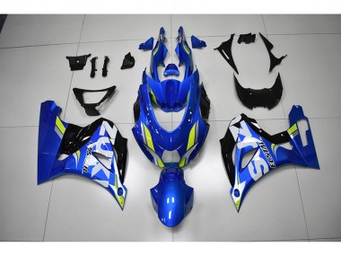 GSXR 1000 2017-2023 - Blau Weißer Aufkleber