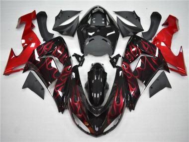 ZX10R 2006-2007 - Rot Flamme