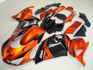 ZX14R ZZR 1400 2006-2011 - Orange Schwarz