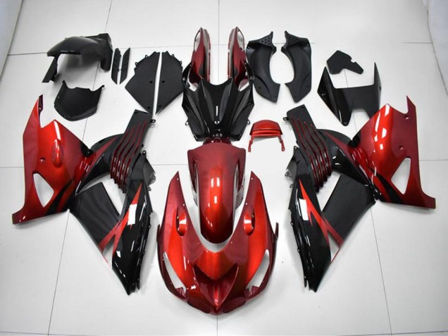 ZX14R ZZR 1400 2006-2011 - Rot Schwarz