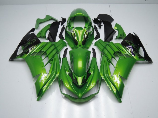 ZX14R ZZR 1400 2012-2021 - Grüne Flamme