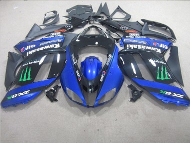 ZX6R 2007-2008 - Schwarz Blaus Monster